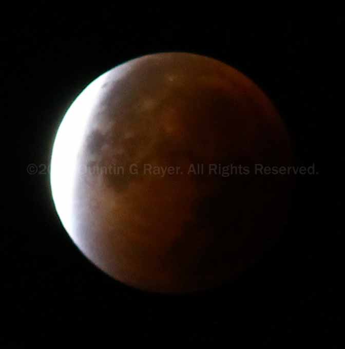 Super-moon eclipse
