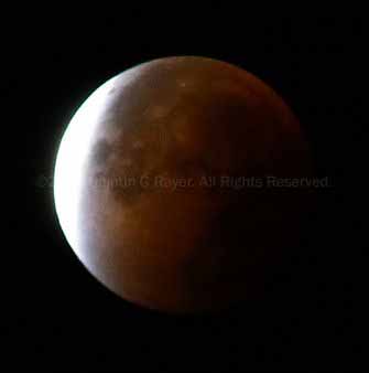 Super-moon eclipse
